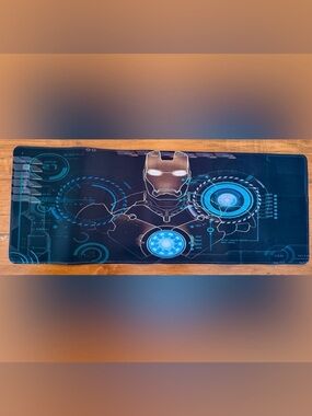 Iron Man Extended Gaming Mouse Pad Desk Mat 31x12 Large Non-Slip